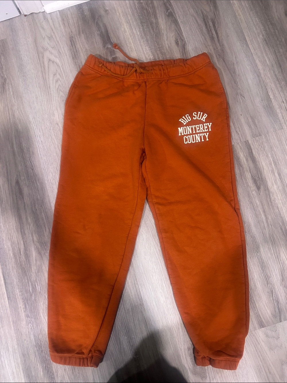 Levi's Orange Big Sur Monterey County Sweatpants